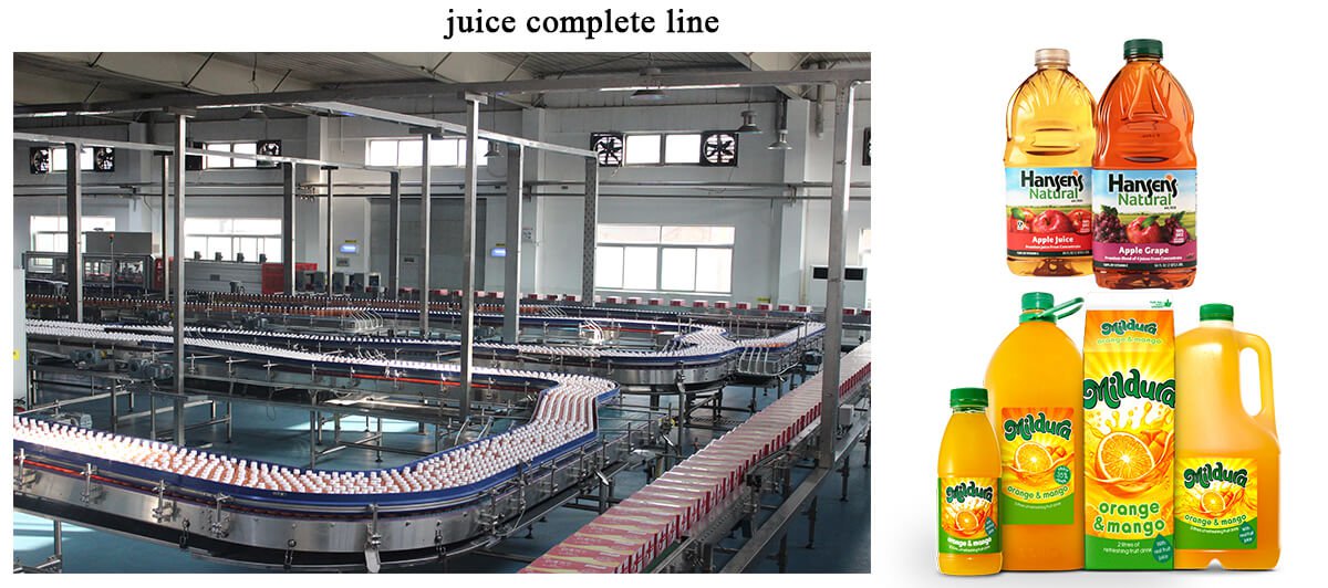 complete juice filling line