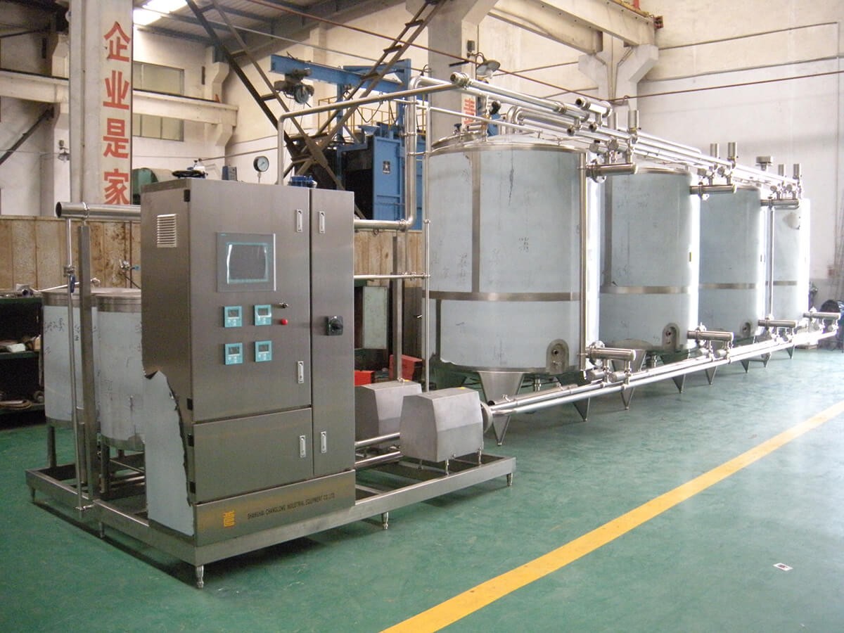 Machine de nettoyage de lavage CIP en acier inoxydable de haute qualité pour tuyaux
